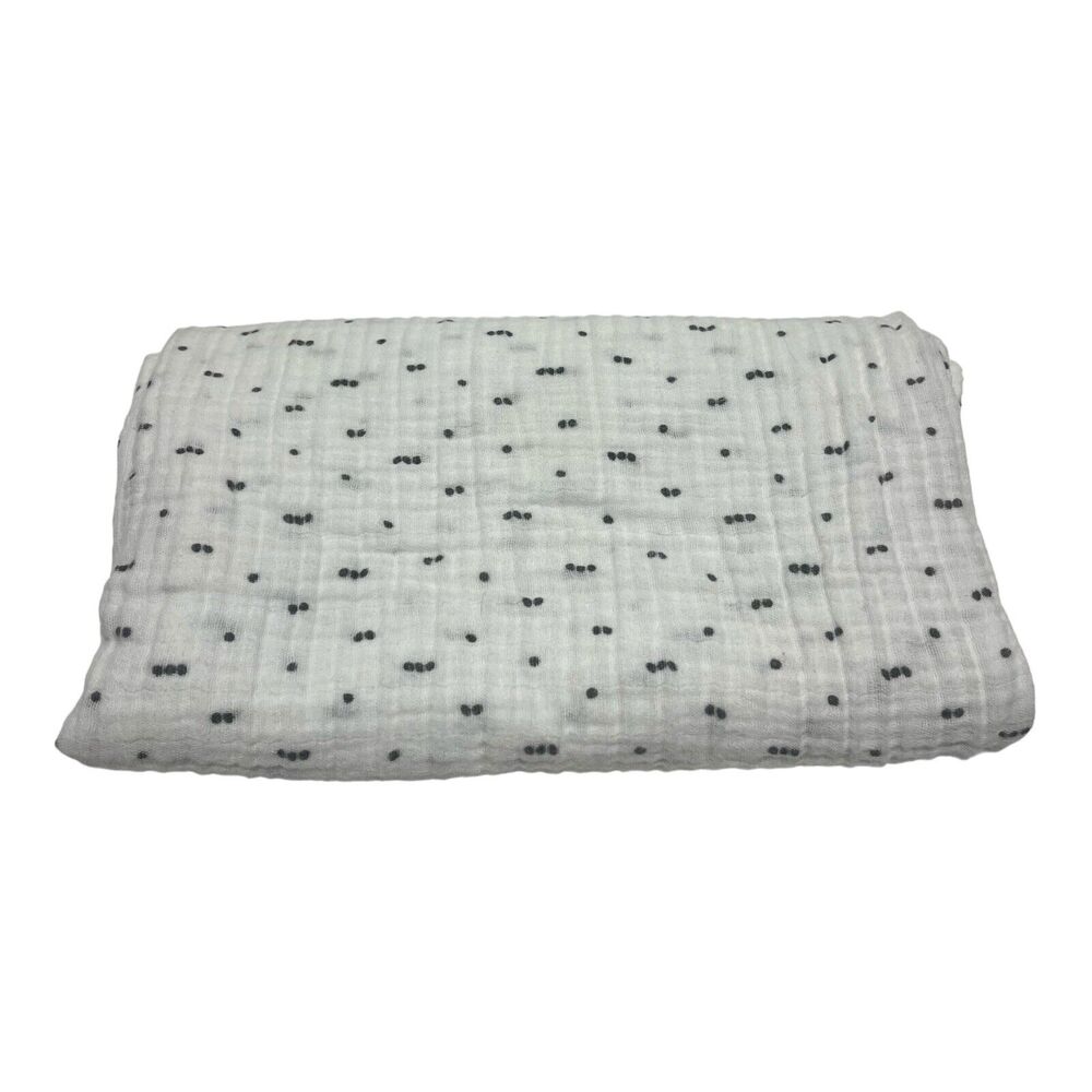 Cloud Island Gray Dots Baby Muslin Swaddle Blanket Cotton Target